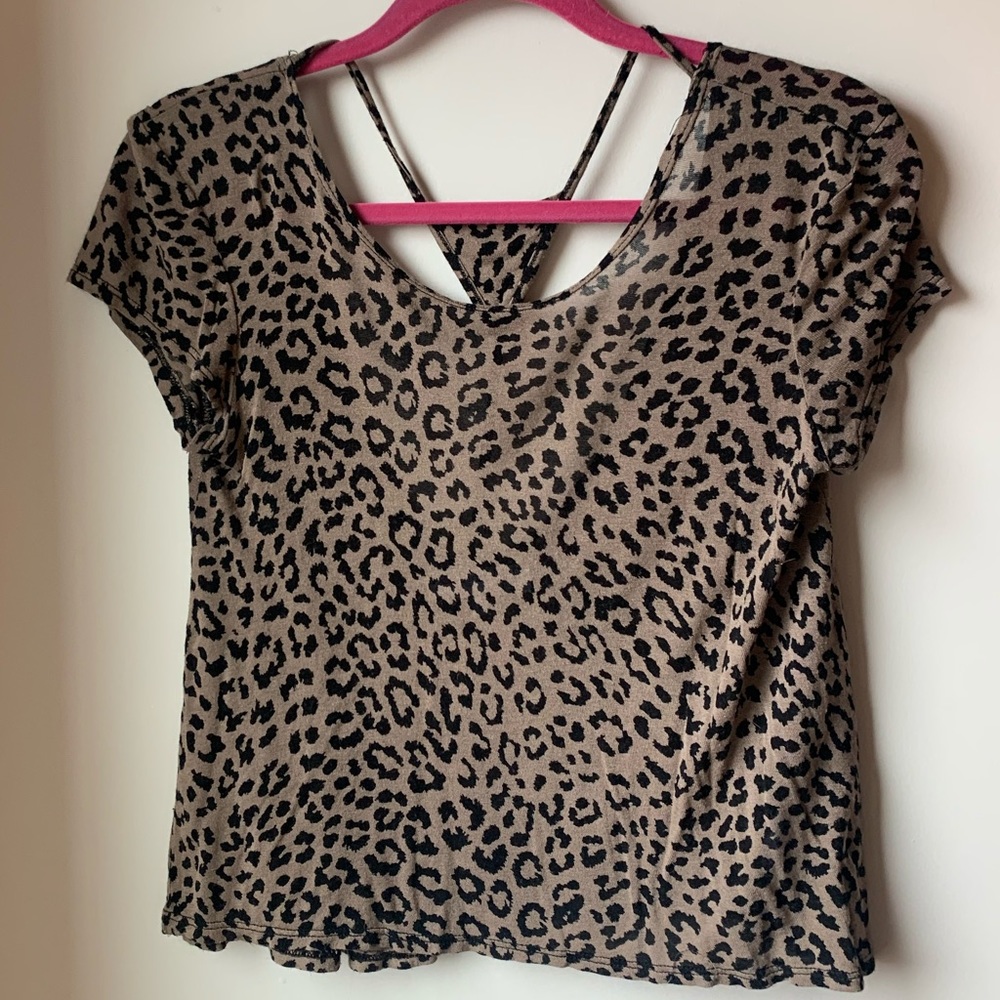 🛑SOLD🛑Urban Outfitters Open Back Leopard